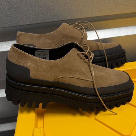 NWT Paloma Barceló Womens Platform Preppy Loafer EU 40 School Girl Chunky Suede - Picture 9 of 10